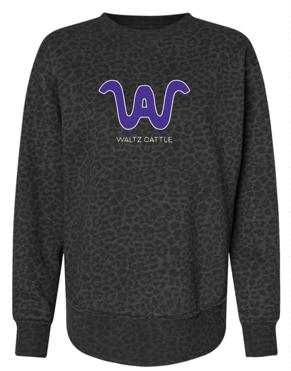 Waltz Cheetah Crew | Women's