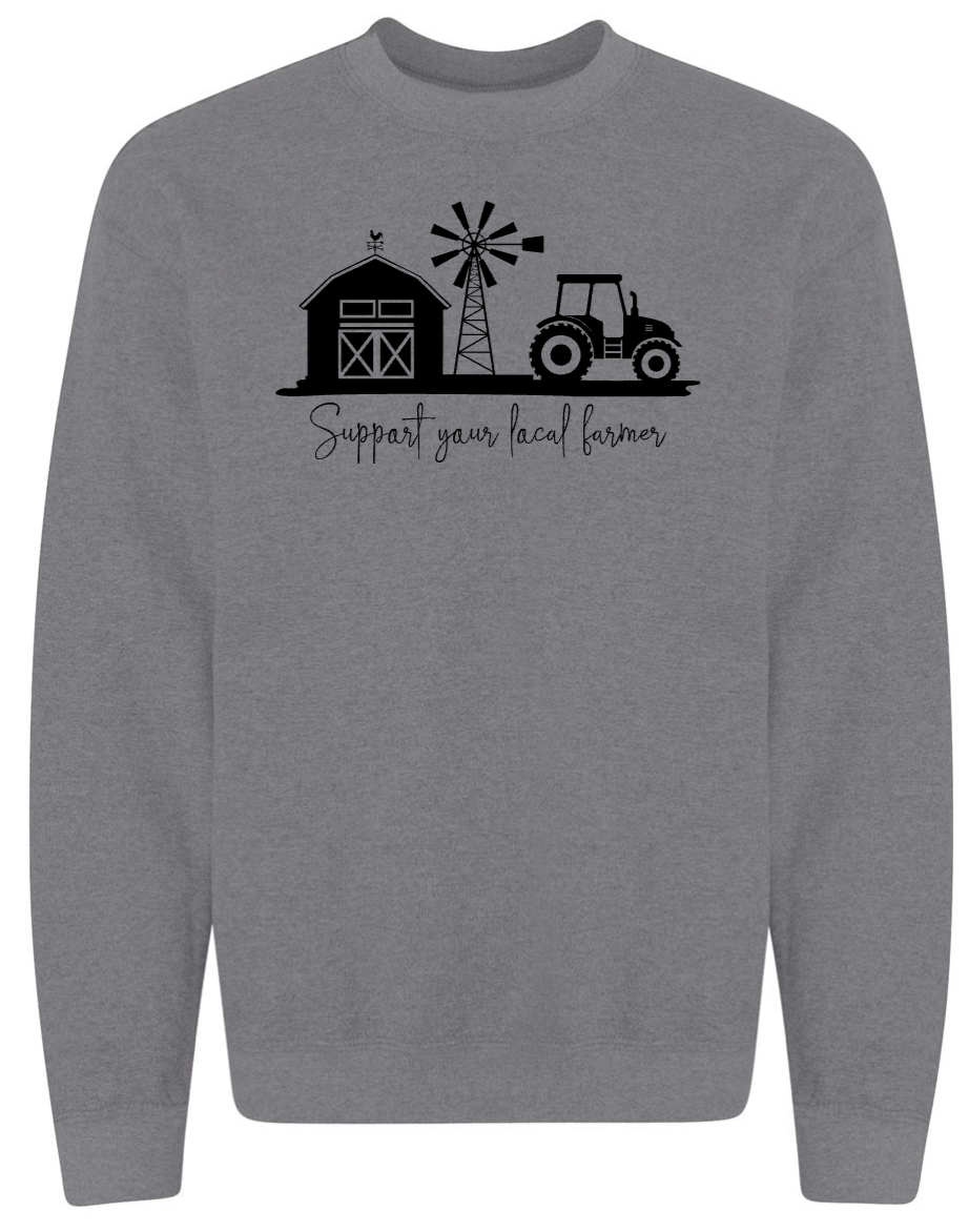 SUPPORT YOUR FARMERS - Grey