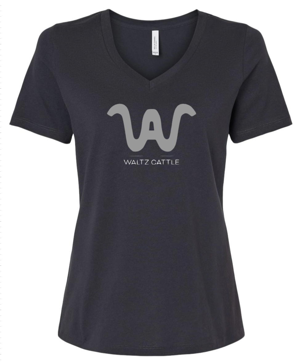Waltz Dark Grey V-Neck | Unisex
