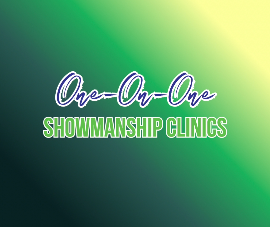 One on One Showmanship Clinics