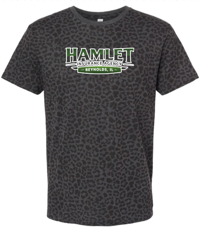HMI | Black Cheetah Tee | Youth & Unisex