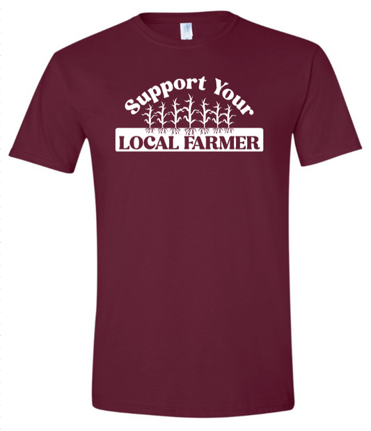 SUPPORT YOUR FARMERS - Maroon
