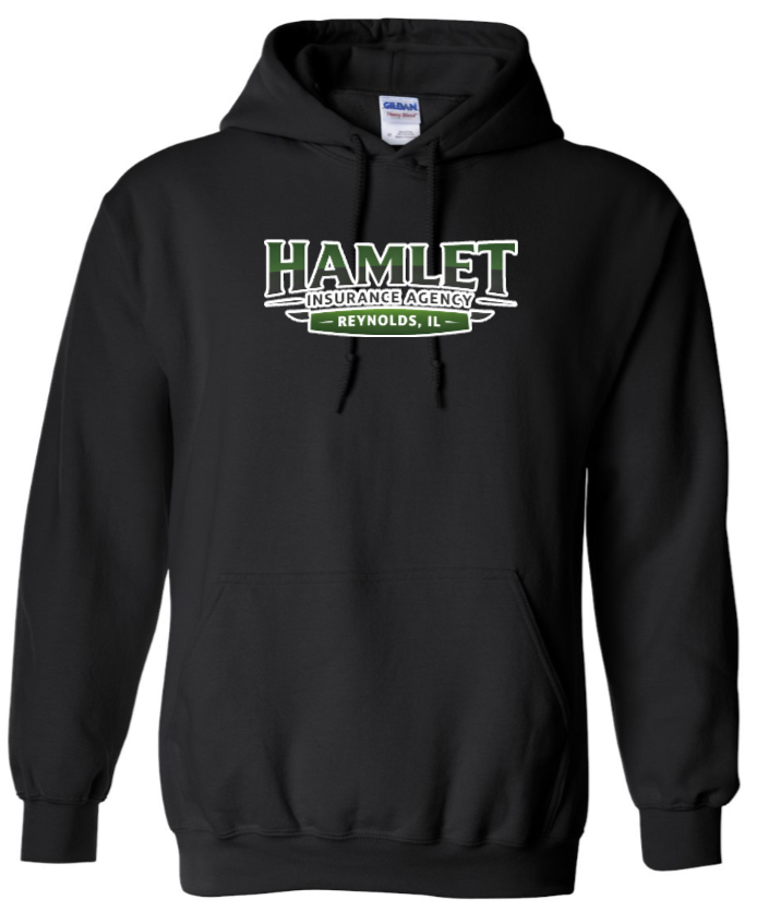 HMI | Black Hooded Sweatshirt