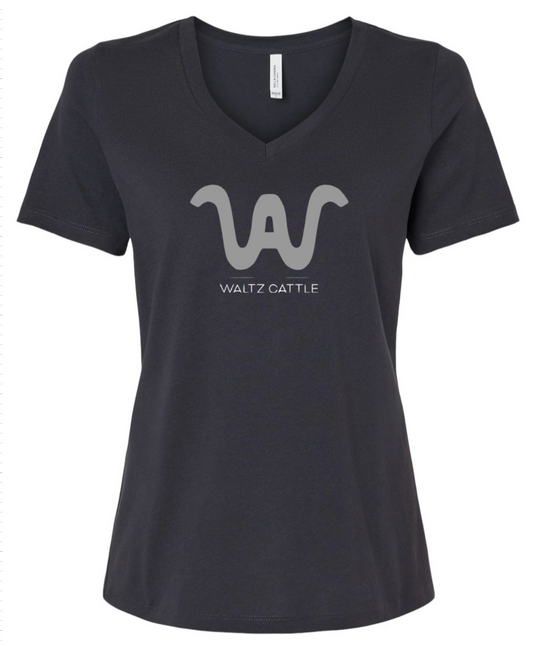 Waltz Dark Grey V-Neck | Unisex