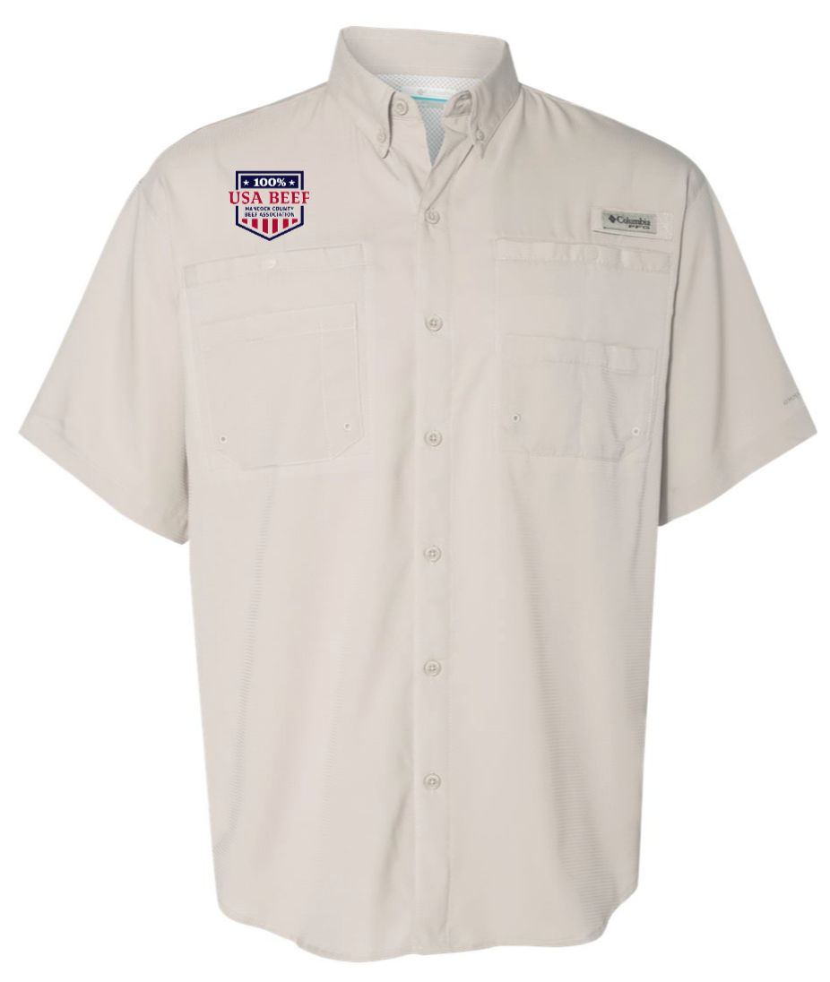 HCBA | 100% USA Beef | Columbia PFG Performance Shirt