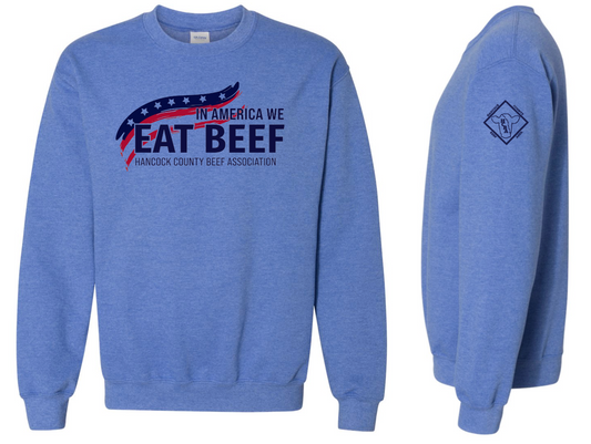 HCBA | Heather Royal Crewneck