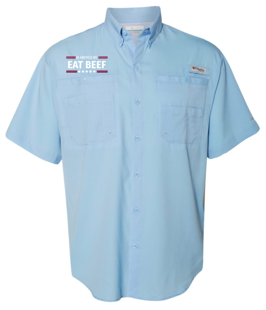 HCBA | In America We Eat Beef | Columbia PFG Performance Shirt
