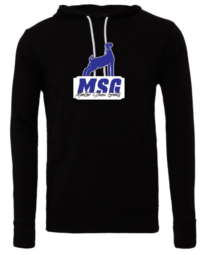 MSG | Bella & Canvas Black Hooded Sweatshirt | Unisex & Youth