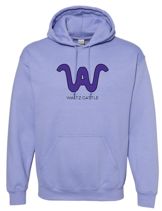 Waltz Violet Hooded Sweatshirt | Unisex